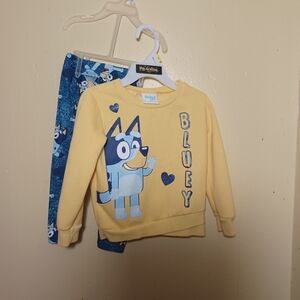 Toddler girls bluey outfit